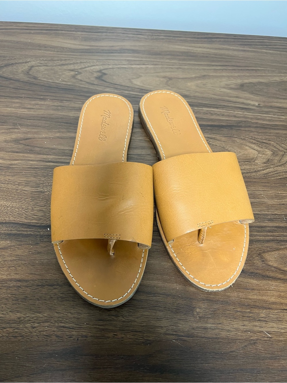 Madewell Boardwalk Post Leather Sandal